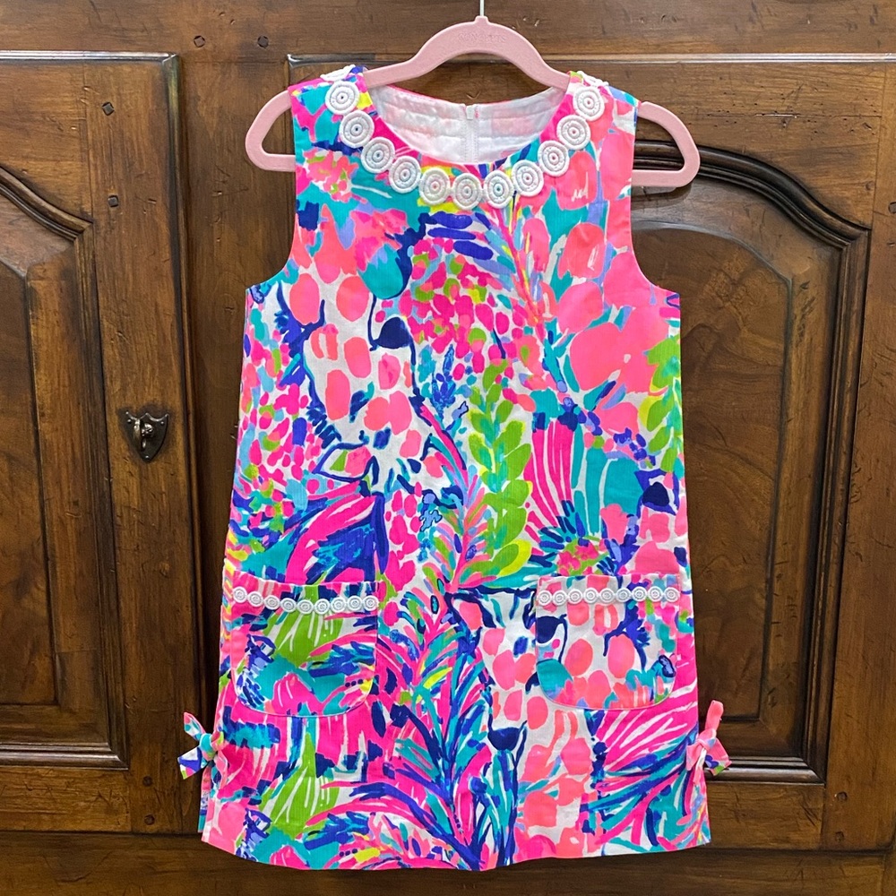 Lilly Pulitzer girls sz 7 shift dress